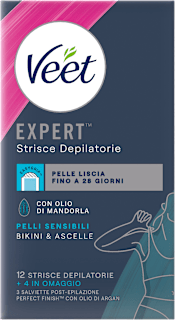 Strisce depilatorie ascelle e bikini Veet