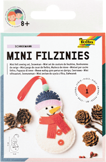 Filzbastelset Schneemann, weiß Dekorieren & Einrichten
