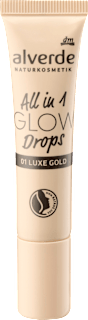 All in 1 Glow Drops tečni highlighter – 01 Luxe Gold alverde NATURKOSMETIK