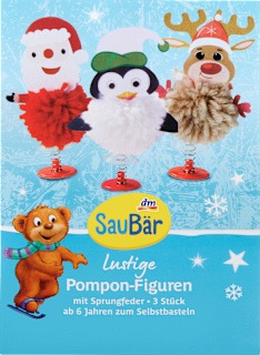 Set figurine cu arc elastic 3 piese SauBär