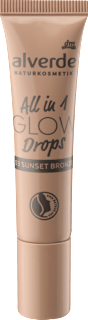 Rozświetlacz w płynie All in 1 Glow Drops 03 Sunset Bronze alverde NATURKOSMETIK