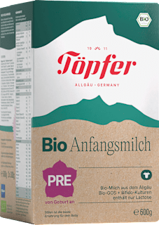 Anfangsmilch Pre von Geburt an Töpfer