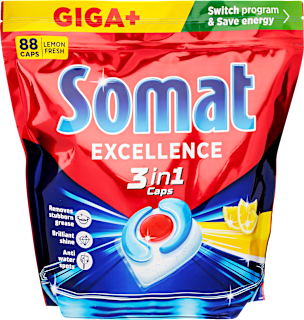 3in1 Excellence mosogatógép kapszula, Giga+ Somat
