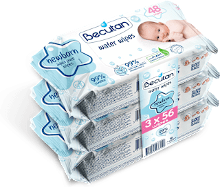 Vlažne maramice newborn aqua pure Becutan