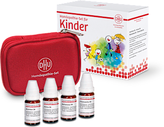 DHU Homöopathie Set für Kinder Globuli je 4 x 10 g DHU