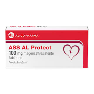 Aliud Pharma ASS AL Protect 100mg magensaftresistente Tabletten ALIUD PHARMA