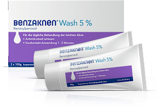 Benzaknen Wash 5% 2 x 100 g Suspension BENZAKNEN