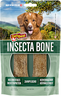 Kausnack Hund Insecta Bone mit Insekten, big (2 Stück) DeliBest