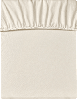 Spannbettlaken Normalgröße, ecru, 90 x 200 cm ALANA