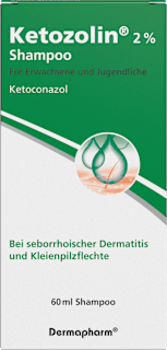 Ketozolin 2%, Shampoo, Wirkstoff: Ketoconazol Ketozolin