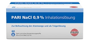 PARI NaCL 0,9 % Inhalationslösung (60x2,5 ml) PARI