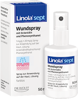 Linola sept Wundspray 1mg/g + 20mg/g Linola