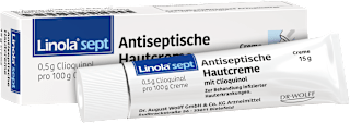Linola sept Antiseptische Hautcreme mit 0,5g Clioquinol Linola