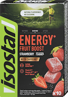 Energijski bonboni Energy Fruit Boost Strawberry isostar