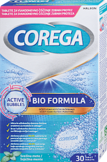 Bio Formula tablete za čiščenje zobnih protez COREGA