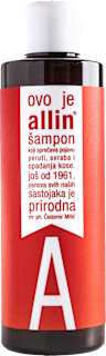 Šampon koji sprečava pojavu peruti, svraba i opadanja kose allin