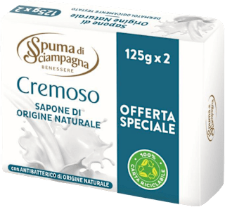 Sapone solido cremoso Spuma di Sciampagna
