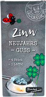 Neujahrs Guss-Set Zinn Dekorieren & Einrichten