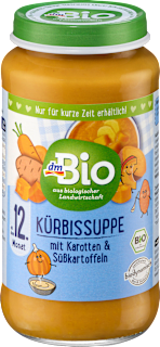 Juha od bundeve s mrkvom i batatom, 12+ mj. dmBio