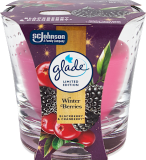 Vonná sviečka v skle Winter Berries glade