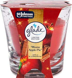 Vonná sviečka v skle Warm Apple Pie glade