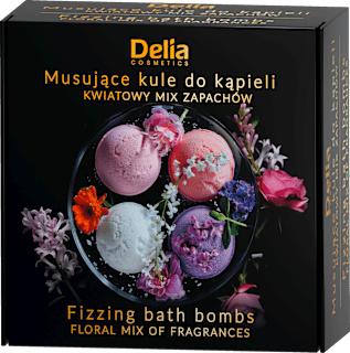 Musujące kule do kąpieli Kwiatowy Mix Zapachów Delia COSMETICS