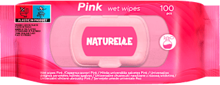 Șervețele umede universale Roz 100 buc NATURELLE