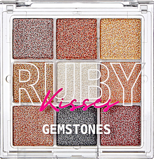 Paletă farduri pleoape Gemstones RUBY Kisses