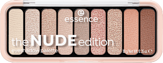 the NUDE edition eyeshadow palette 10 essence