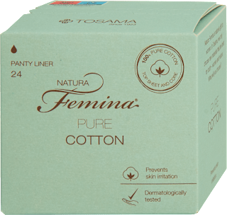 Ščitniki perila Pure Cotton Natura Femina