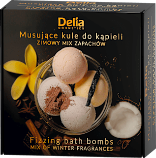 Musujące kule do kąpieli Zimowy Mix Zapachów Delia COSMETICS