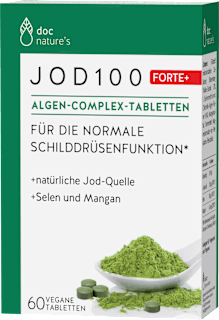 Jod 100 Forte+ Algen-Complex-Tabletten doc nature's
