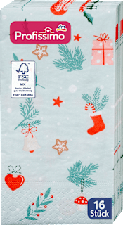 Troslojne salvete - zimski motivi, 33x33cm Profissimo