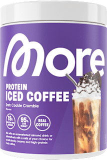 Proteinpulver Iced Coffee Dark Cookie Crumble More Nutrition