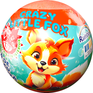Bombă de baie cu surpriză Crazy Fox  RAINBOW