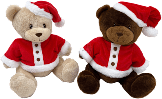 Peluche orsetto natalizio assort. KOOPMAN