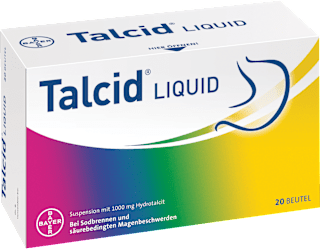 Talcid Liquid Suspension mit 1000 mg Hydrotalcit Beutel Talcid