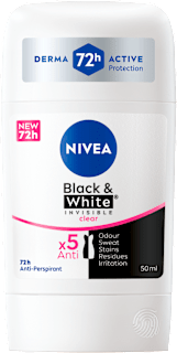 Део стик Black&White Invisible Clear NIVEA