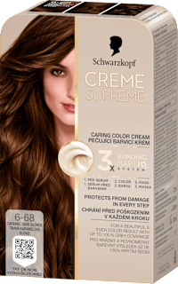 Boja za kosu Creme Supreme – 6-68 Caramel Dark Blonde Schwarzkopf CREME SUPREME