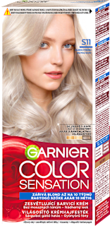 Farba na vlasy - S11 oslnivo strieborná GARNIER Color Sensation
