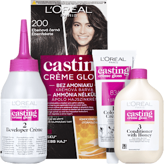 Farba na vlasy - 200 ebenová čierna L'ORÉAL PARiS CASTING Crème Gloss