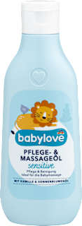 pečující a masážní olej sensitive babylove
