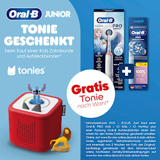 Elektrische Zahnbürste Kinder PRO Junior Frozen, ab 6 Jahren Oral-B