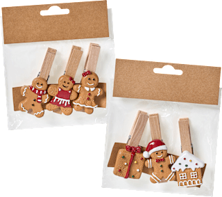 Klammern Lebkuchenmännchen Dekorieren & Einrichten