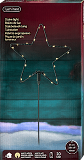 LED Metall-Stabbeleuchtung Micro, Outdoor, Stern Dekorieren & Einrichten