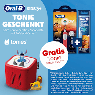 Elektrische Zahnbürste Kinder Vitality PRO König der Löwen, ab 3 Jahren Oral-B