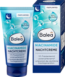 Nočna krema za obraz z niacinamidom  Balea
