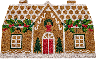 Fußmatte, Weihnachtshaus (60x40 cm) BOLTZE