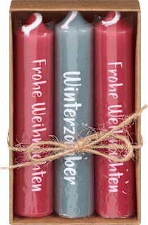 Spitzkerzen rot-grün (10 cm) Dekorieren & Einrichten