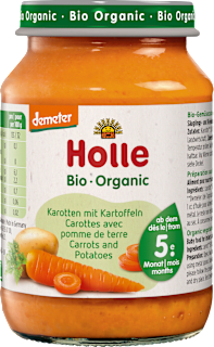 Gemüse Karotten mit Kartoffeln, ab dem 5. Monat Holle